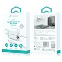 CARICA RETE 12W 2USCITE 2,4A + 5V 12 WATT + CAVO USBA/LIGHTNING WHITE