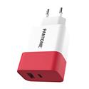CARICA RETE PD 20W TC 1USB + 1TYPE-C RED