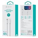 CAVO DATI LIGHTNING - TYPE-C 2MT 27W 3A WHITE