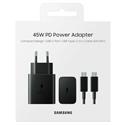 CARICA RETE PD 45W EP-T4510XBEG 1USB-C + CAVO TYPE-C-TYPE-C 5A 1.8MT BLACK