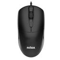MOUSE USB OTTICO 1200 DPI CAVO 1,5MT 3P BLACK
