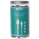 KIT BARATTOLO 30 CAVI USB/LIGHTNING