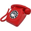TELEFONO FISSO VINTAGE MAX 253 RED