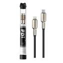 CAVO DATI LIGHTNING - TYPE-C 1MT 3A PD BUBBLE FISH BLACK/GOLD