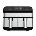 FRIGGITRICE AD ARIA CECOFRY ADVANCE 9000 INOX 9LT 2800W DOPPIO CEST-TEMP BLACK/SILVER