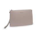 POCHETTE IN SIMILPELLE CON ZIP E TRACOLLA UNISEX ET-HB009 PINK-SILVER
