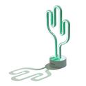 LAMPADA NEON DA TAVOLO CACTUS