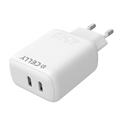 CARICA RETE PD 45W TC2USBC45W 2TYPE-C WHITE