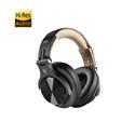 CUFFIA BLUETOOTH STEREO FUSION A70 HI-RES CON MICROFONO E CAVO GOLD/BLACK