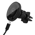 SUPPORTO AUTO BOCCHETTA WIRELESS MAGNETIC GHOSTMAGCHARGE BLACK