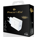 CARICA RETE PD 20W F8A 1TYPE-C WHITE