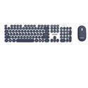 TASTIERA MULTIMEDIALE 105 + MOUSE WIRELESS BLU