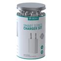 KIT BARATTOLO 26 CARICA RETE 1A 5V 1USB WHITE