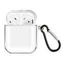 CASE AIRPODS 1/2 RUBBER + MOSCHETTONE CLEAR