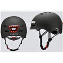 CASCO KJ30 TG. L OMOLOGATO CON LUCI LED BLACK