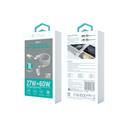 CAVO DATI ULTRA2 MAGNETICO INTRECCIATO 4IN1 USB A/USB C - LIGHTNING - USB - TYPE-C 1,2MT TITANIUM