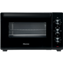 FORNO ELETTRICO STATICO 45L HOM45M 2000W C/GIRARROSTO DOPPIO VETRO NERO