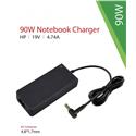 ALIMENTATORE NOTEBOOK HP 90W BLACK
