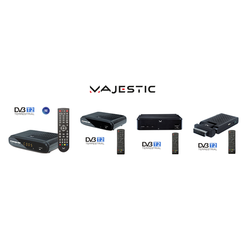 MAJESTIC DECODER DDT T2 HEVC