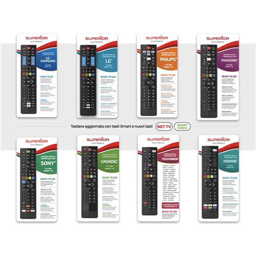 SUPERIOR TELECOMANDI UNIVERSALI PER TV