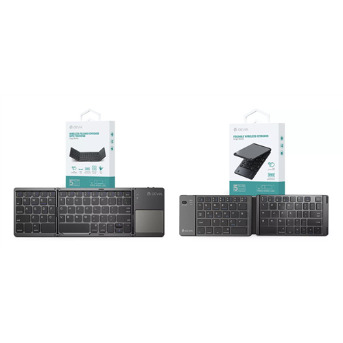 DEVIA TASTIERE BLUETOOTH RICHIUDIBILI PER SMARTPHONE TABLET E PC